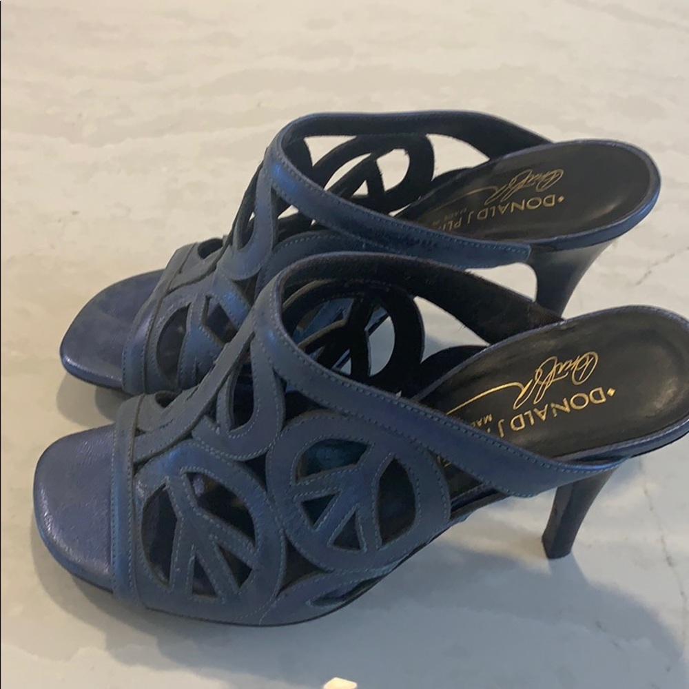 Donald Pliner Open Toe Open Back Heels